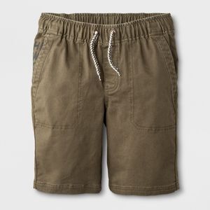 Boy's  pull-on shorts- olive